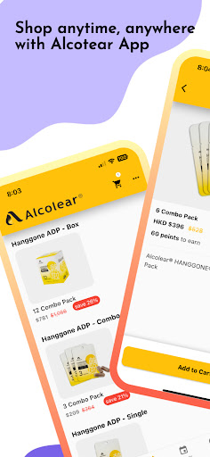 Android application Alcolear screenshort