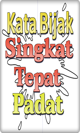kata bijak singkat tepat padat