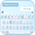 Blue Candy Color Keyboard Background1.0