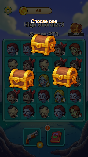 Zombie Merge Grid Mayhem