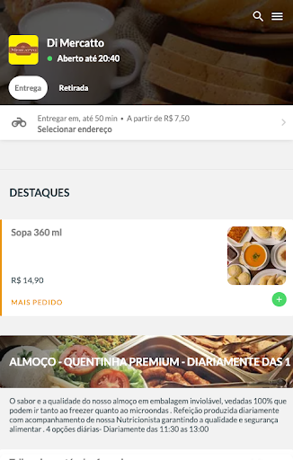 Android application Di Mercatto screenshort