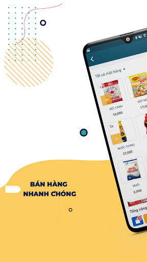 Android application PosApp bán lẻ screenshort