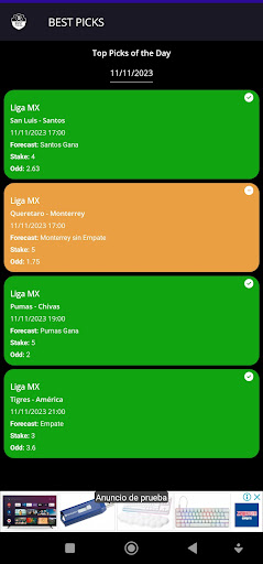 Best Picks Screen 2