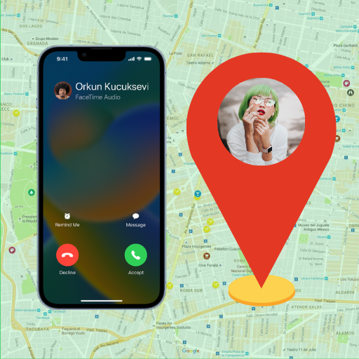 Mobile Number Locator-Location  Icon