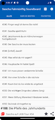 Android application Sascha Fahrnünftig Soundboard screenshort