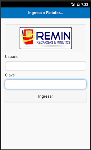 Recargas Remin Screen 2