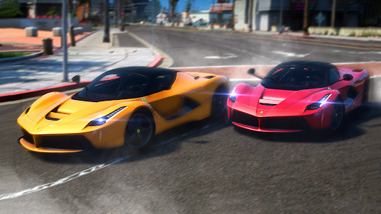 Driving Ferrari Racing Game