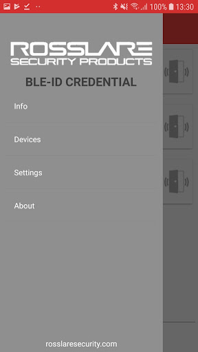 My BLE-ID Screen 2