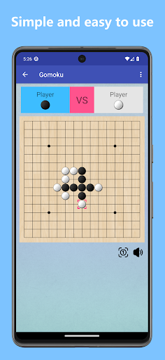 Gomoku - 2 player Tic Tac Toe - Screenshot 1