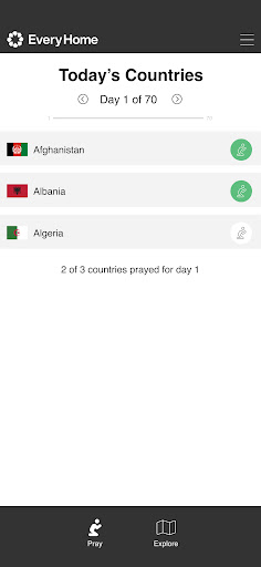 World Prayer Screen 3