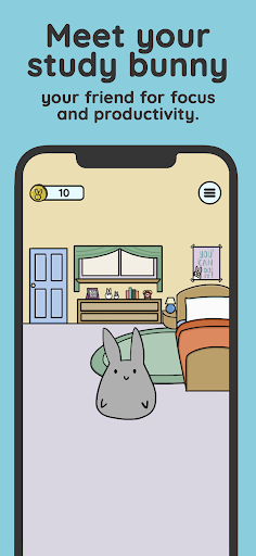 Android application Study Bunny: Focus Timer screenshort
