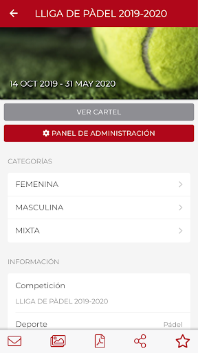 Tornejos Cercle Screen 2