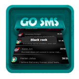 Black rock SMS Art icon