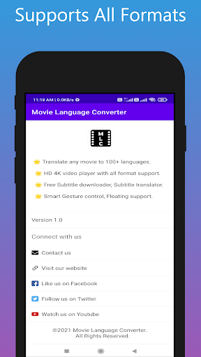 Movie Language Converter - MLC Screen 3