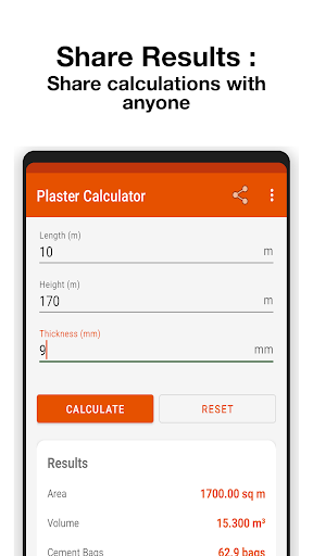 Plaster Calculator screenshot 4