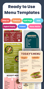 Criador de menu, design de cartão MOD APK (Pro desbloqueado) 1