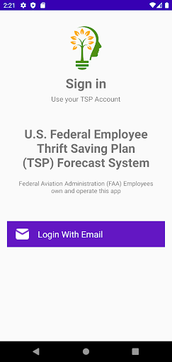 Android application TSP Forecast System screenshort