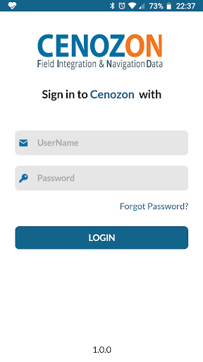 Android application Cenozon FINDpro screenshort