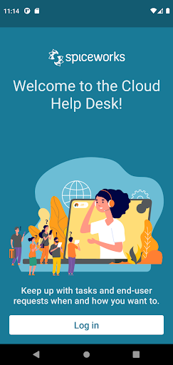 Android application Spiceworks Help Desk screenshort
