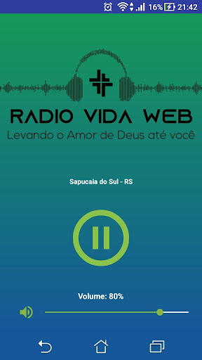 Android application Rádio Vida Web 24hs screenshort