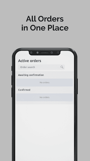 CJs Orders app Screen 2