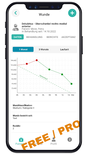 WUNDERA® Wundmanagement Screen 2