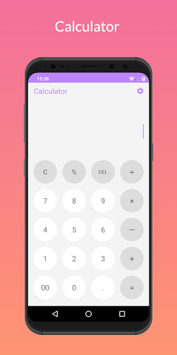 Android application Calculator screenshort