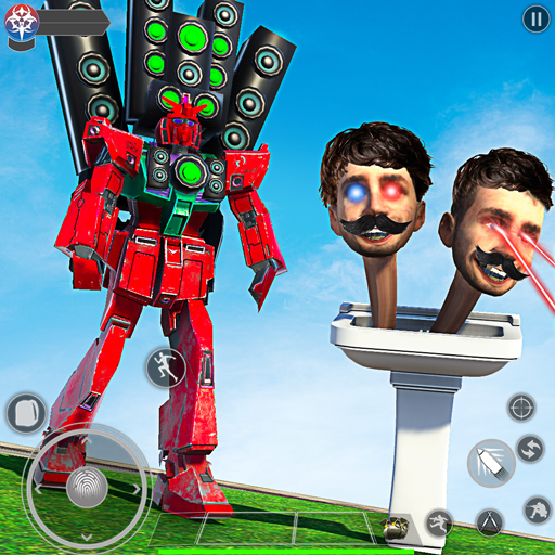 Toilet Games-3D Toilet Monster logo