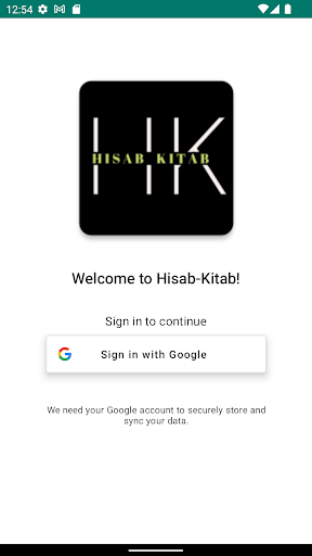 Android application Hisab Kitab - Easy Accounts screenshort