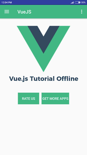 Android application Vue.js Tutorial Offline screenshort