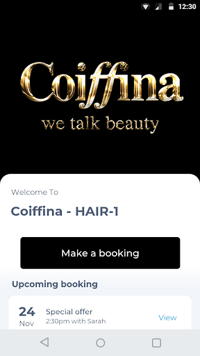 Android application Coiffina - HAIR-1 screenshort