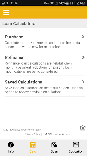 Screenshot of Vault Mortgage