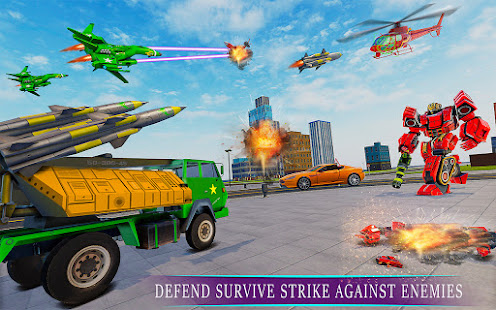 Missile Truck Robot Game – Jet Robot Car Game 2021 1.0 APK + Mod (Unlimited money) untuk android