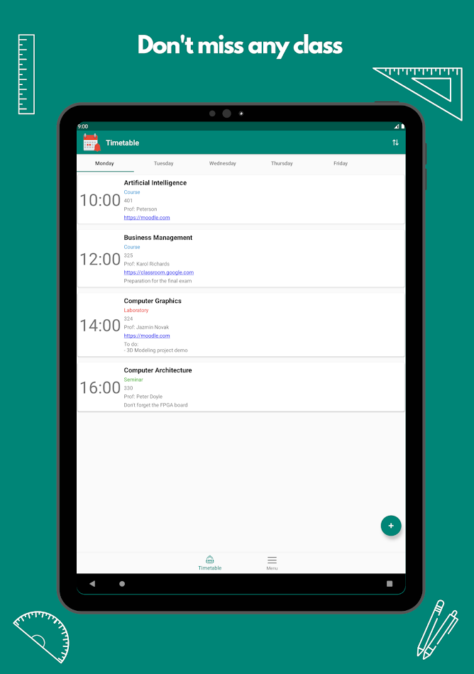 #7. Pocket Timetable (Android) Με: Mircea Dragota