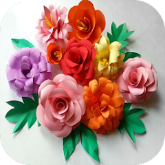 Descargar Flores de papel diy