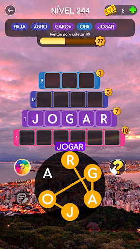 Visualização do aplicativo