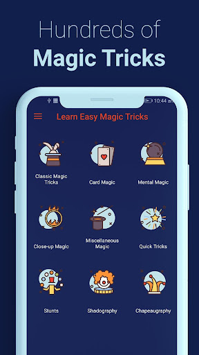 Android application Learn Easy Magic Tricks screenshort