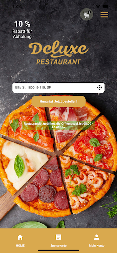 Android application Deluxe Restaurant screenshort