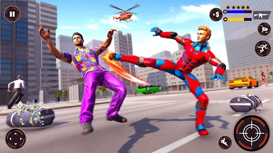 Flying SuperHero City Gang War