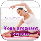 Yoga pregnant women icon
