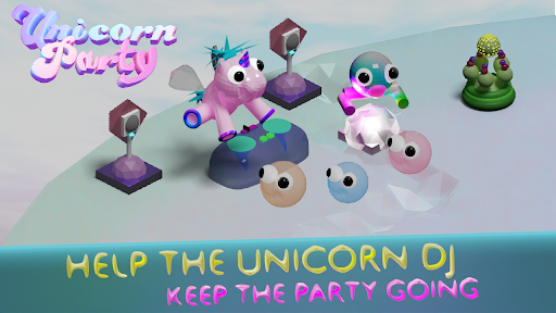 Android application Unicorn Party - mini TD screenshort