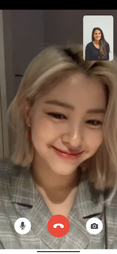 Android application ITZY Call - Fake Video Call screenshort
