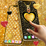 Cover Image of Download Gold glitter live wallpaper  APK
