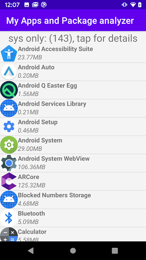 My Apps-Package data and analy