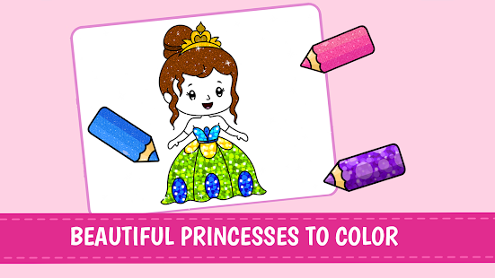Princess Coloring Book Games Varies with device screenshots 2