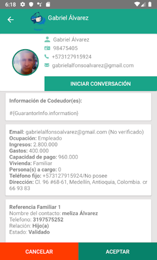 Hola Préstamo Asesor Screen 3