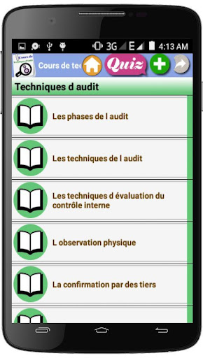Android application Cours de technique d Audit screenshort