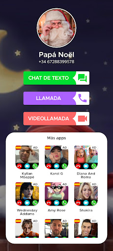 Videollamada Papa Noel Español screenshot