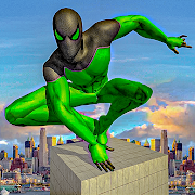 Flying Super Rope Hero 3D - Miami Crime Fighting