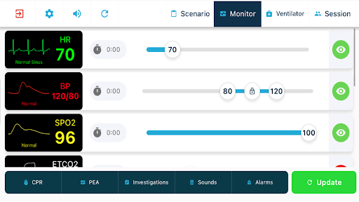 Android application TruMonitor - TruVent screenshort